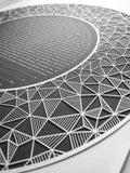 Circular Geometric Papercut Ketubah Classic Design