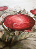 Signature Ketubah Design (Cotton Paper) Watercolor Pomegranates