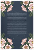 Signature Ketubah Design (Bookcloth) Blooming Roses