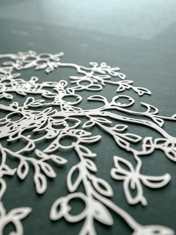 Papercut Ketubah Classic Design Branches