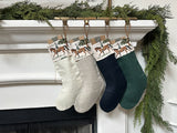 Equestrian Hunter/Jumper Holiday Stocking