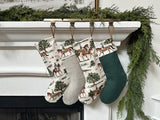 Equestrian Hunter/Jumper Holiday Stocking