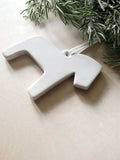 Ceramic Dala Horse Ornament