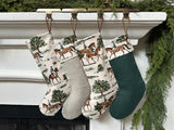Equestrian Hunter/Jumper Holiday Stocking