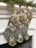 Equestrian Paisley Holiday Stocking