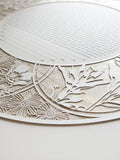 Circular Wildflowers Papercut Ketubah
