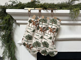 Equestrian Hunter/Jumper Holiday Stocking