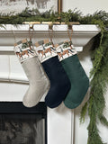 Equestrian Hunter/Jumper Holiday Stocking