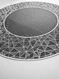 Circular Geometric Papercut Ketubah Classic Design