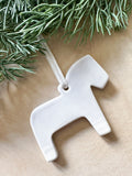 Ceramic Dala Horse Ornament