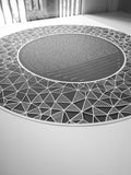 Circular Geometric Papercut Ketubah Classic Design