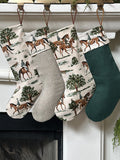 Equestrian Hunter/Jumper Holiday Stocking