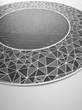 Circular Geometric Papercut Ketubah Classic Design