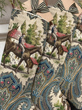 Equestrian Paisley Holiday Stocking