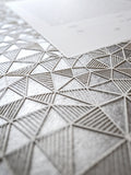 Ketubah Papercut - Geometric (Metallic Border)