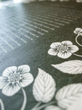 Signature Ketubah - Blooming Garden on Washi Paper