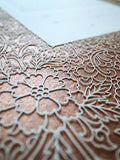 Ketubah Papercut - Trellis (Metallic Border)