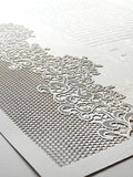 Papercut Ketubah Lace Fringe on Washi Paper
