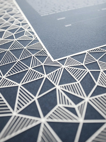 Papercut Ketubah Geometric