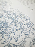 Signature Ketubah - Peonies