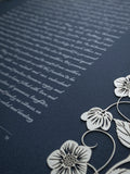 Ketubah Papercut - Blooming Garden (Classic Design)
