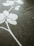 Signature Ketubah Orchid Branch on Washi Paper