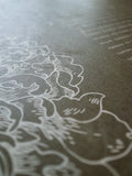 Signature Ketubah - Peonies on Washi Paper