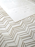 Ketubah Papercut - Chevron Lines (Classic Design)