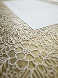 Ketubah Papercut - Trellis (Metallic Border)