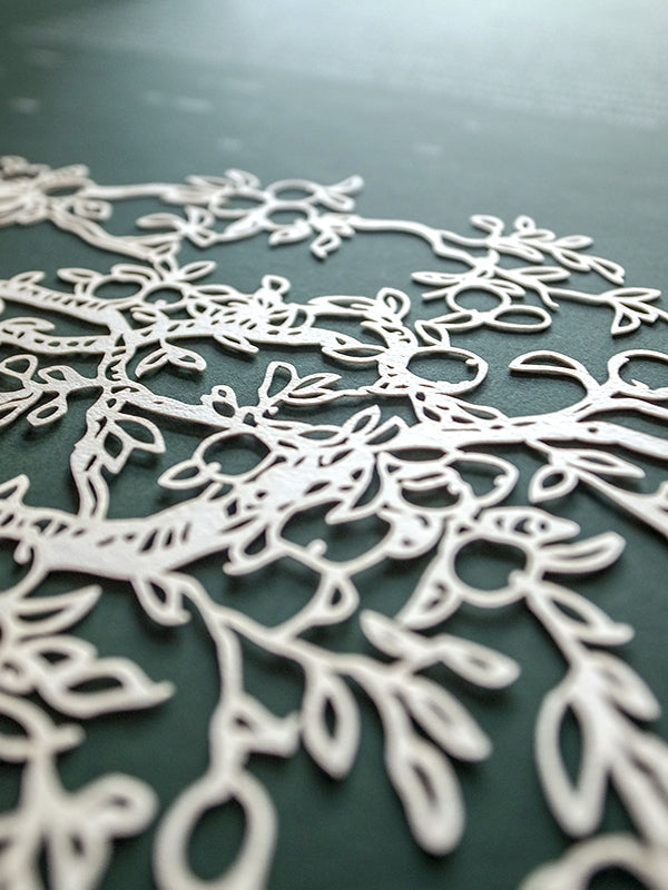 Ketubah Papercut - Branches (Classic Design)