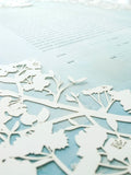 Papercut Ketubah Cherry Blossoms