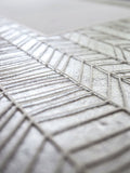 Ketubah Papercut - Chevron Lines (Metallic Border)