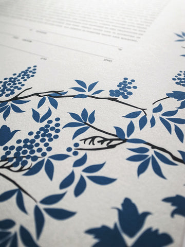 Signature Ketubah - Grapevines