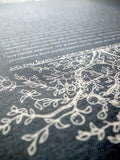 Signature Ketubah Branch Frame on Bookcloth