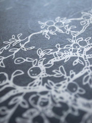 Signature Ketubah Branches on Washi Paper