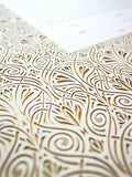 Ketubah Papercut - Art Nouveau Lace (Metallic Border)