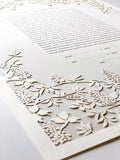 Ketubah Papercut - Grapevines (Classic Design)