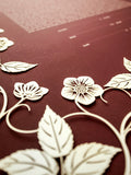 Papercut Ketubah Blooming Garden