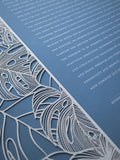 Ketubah Papercut - Tropical Frame (Classic Design)