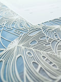Ketubah Papercut - Tropical Frame (Printed Border)