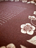 Signature Ketubah Design (Bookcloth) Blooming Garden