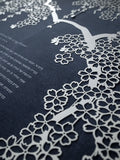 Ketubah Papercut - Falling Blossoms (Classic Design)