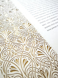 Ketubah Papercut - Art Nouveau Lace (Metallic Border)