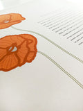 Signature Ketubah - Poppies