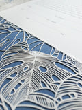 Ketubah Papercut - Tropical Frame (Printed Border)