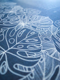 Signature Ketubah - Tropical Flora on Bookcloth