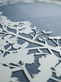 Papercut Ketubah Cherry Blossoms