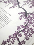Signature Ketubah Falling Blossoms