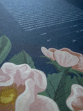 Signature Ketubah Blooming Roses on Bookcloth