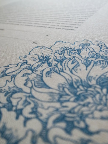 Signature Ketubah - Peony Corner on Bookcloth